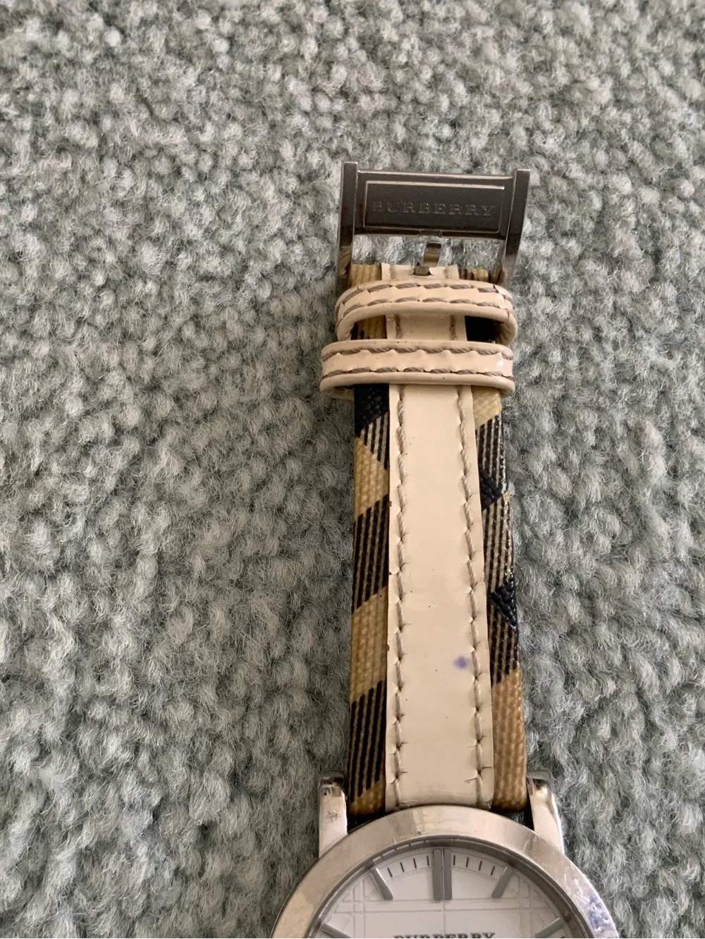 Burberry BU1379 Heritage Nova Check Swiss Quartz Watch 38mm